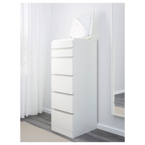 malm 6 drawer chest with mirror|ikea malm drawers with mirror.